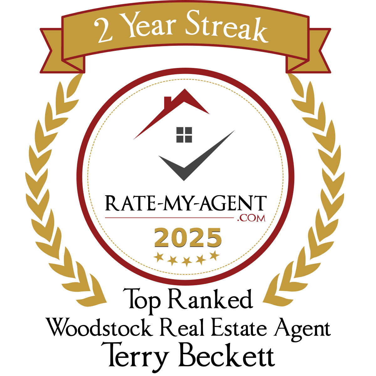 Rate-My-Agent — Top Ranked Woodstock Agent, 2-year streak (2025) Rate-My-Agent — Top Ranked Woodstock Agent, 2-year streak (2025)